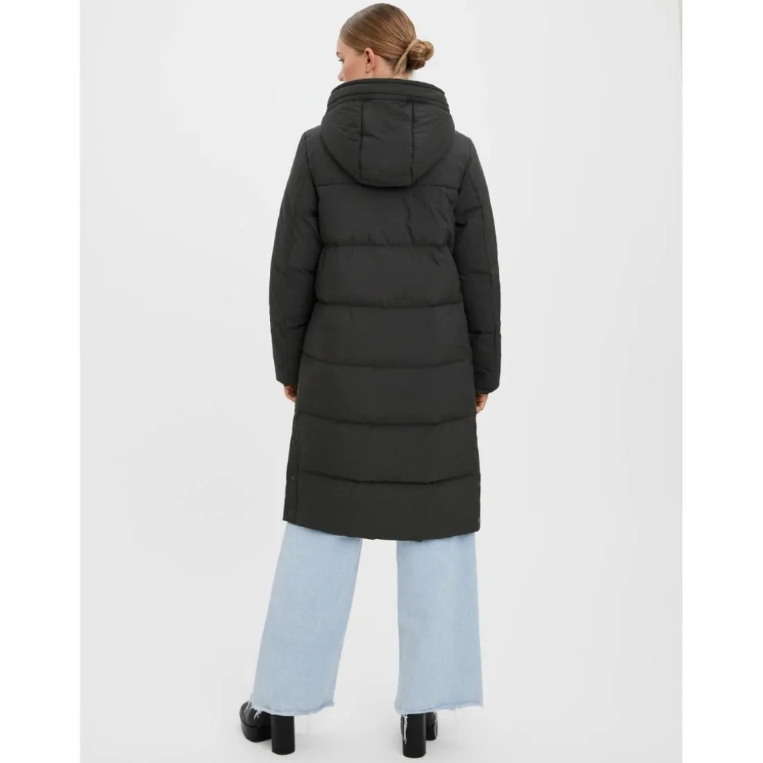 Manteau Capuche Long vert