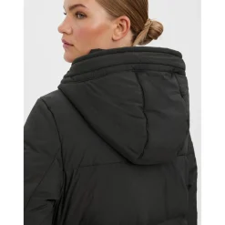 Manteau Capuche Long vert