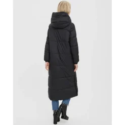 Manteau Capuche noir Xena