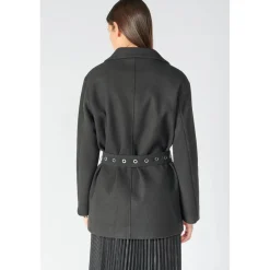 Manteau CHARLOT noir en coton