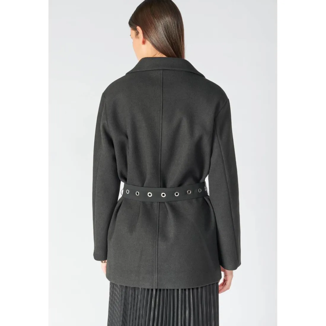 Manteau CHARLOT noir en coton