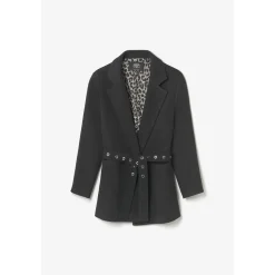 Manteau CHARLOT noir en coton