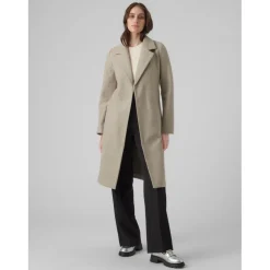 Manteau col à revers - Marron