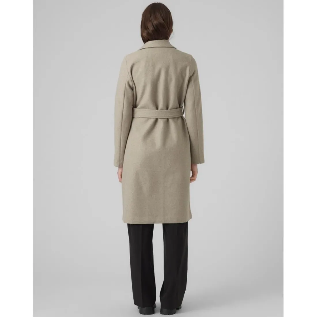 Manteau col à revers - Marron