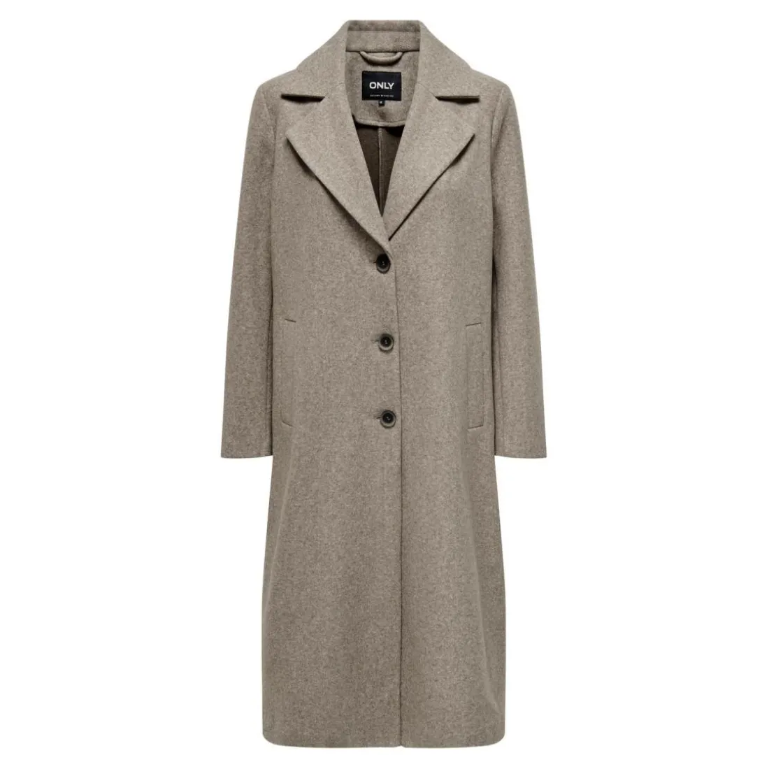 Manteau col à revers col à revers violet foncé Hattie