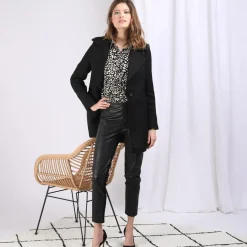 Manteau col tailleur Ernest
