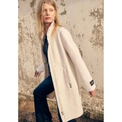 Manteau KAPLAN blanc Rose