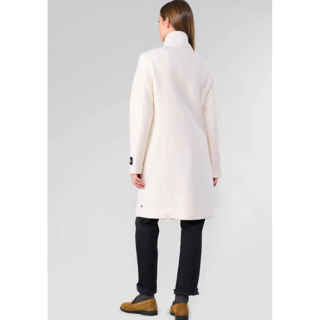 Manteau KAPLAN blanc Rose