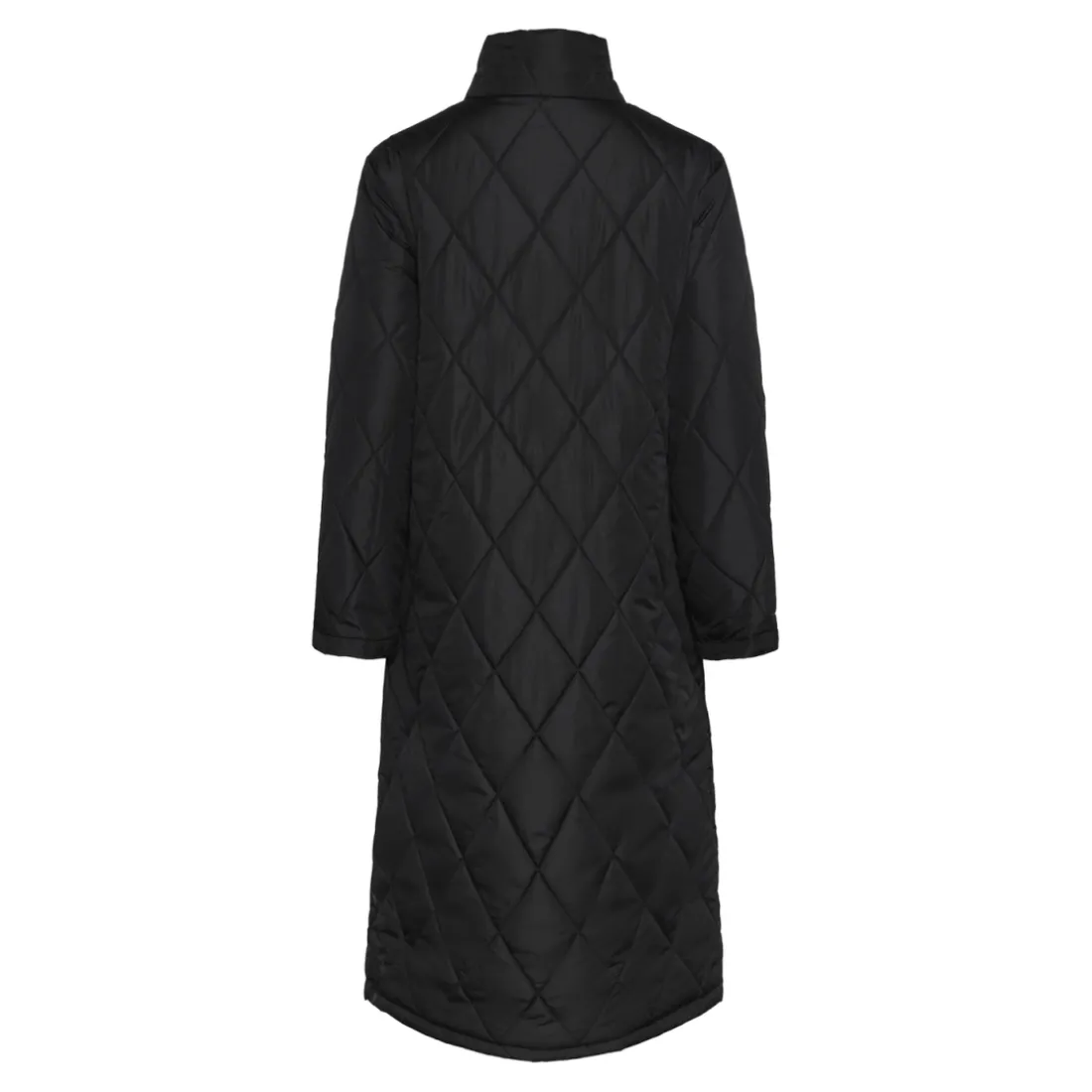 Manteau long matelassé Mailey noir Page