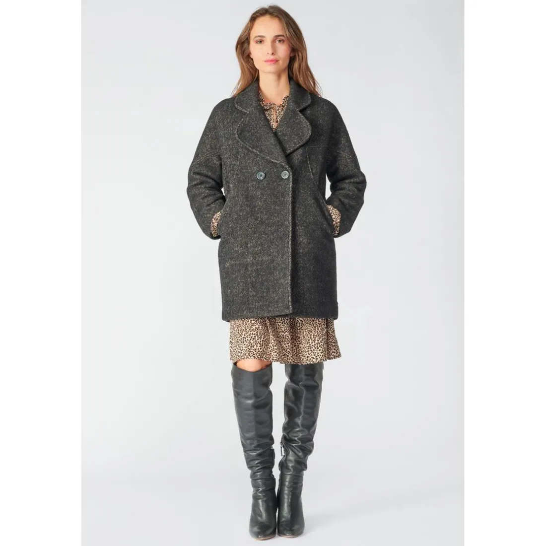 Manteau SHAW marron