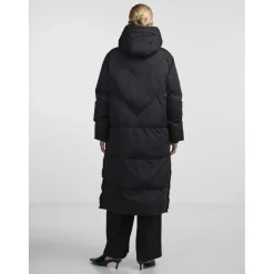 Manteau zippée avec patte de boutonage noir