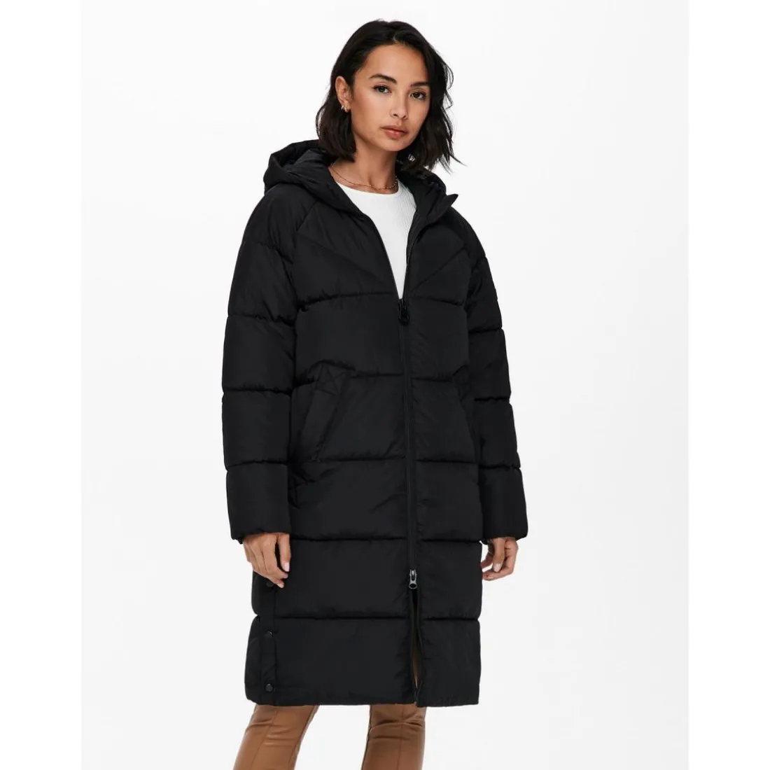 Manteaux Capuche noir