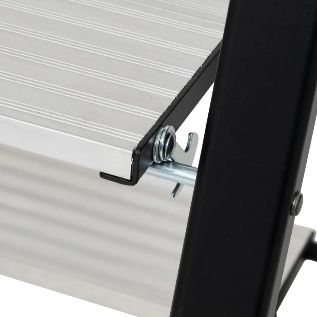 Marchepied en aluminium gris 3 marches