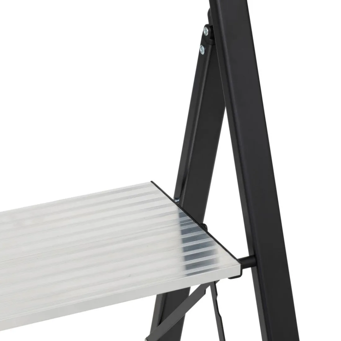 Marchepied en aluminium gris 3 marches