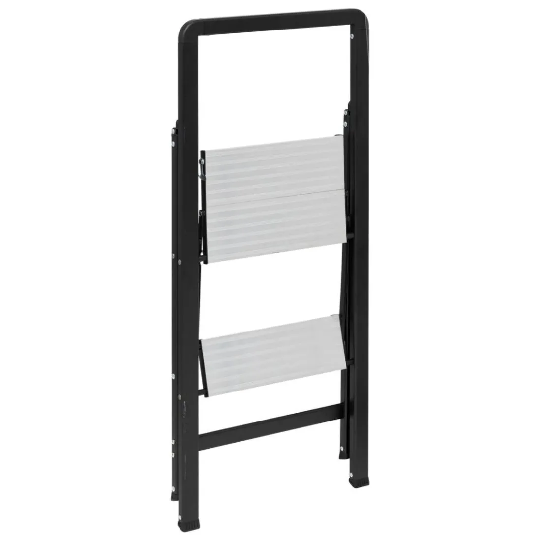 Marchepied en aluminium gris 2 marches