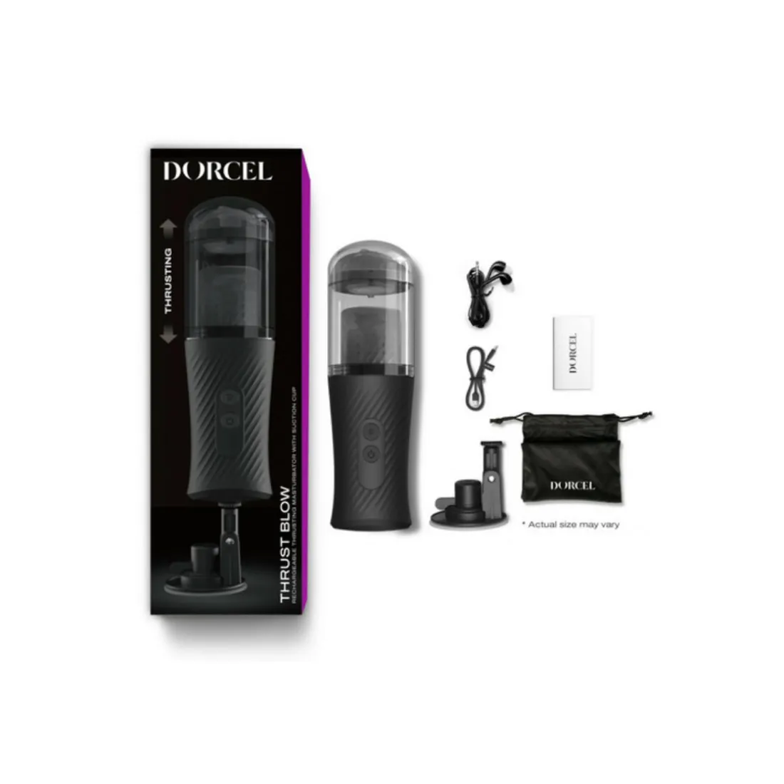 Masturbateur automatique THRUST BLOW - Noir Dorcel