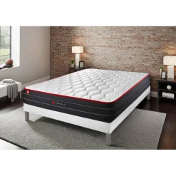 Matelas BOOST ressorts ensaches et memoire de forme