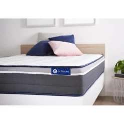 Matelas Latex memoire de forme Maxi epaisseur 7 zones de confort Gris