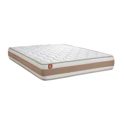Matelas LE DÉLICAT Ressorts ensaches Memoire de forme 5 zones de confort