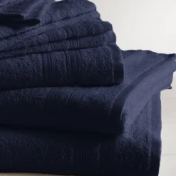 Maxi Drap de Bain en Coton 600 gm² Bleu Indigo 100x150 TERTIO®