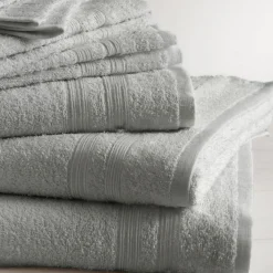 Maxi Drap de Bain en Coton 600 gm² Gris Perle 100x150 TERTIO®