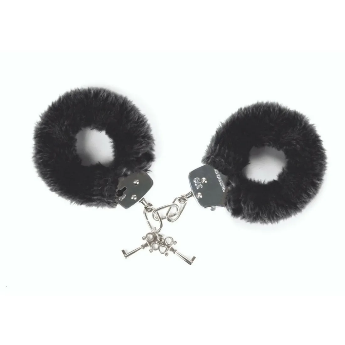 Menottes fausse fourrure ATTACH ME - MENOTTES NOIRES LOVE TO LOVE