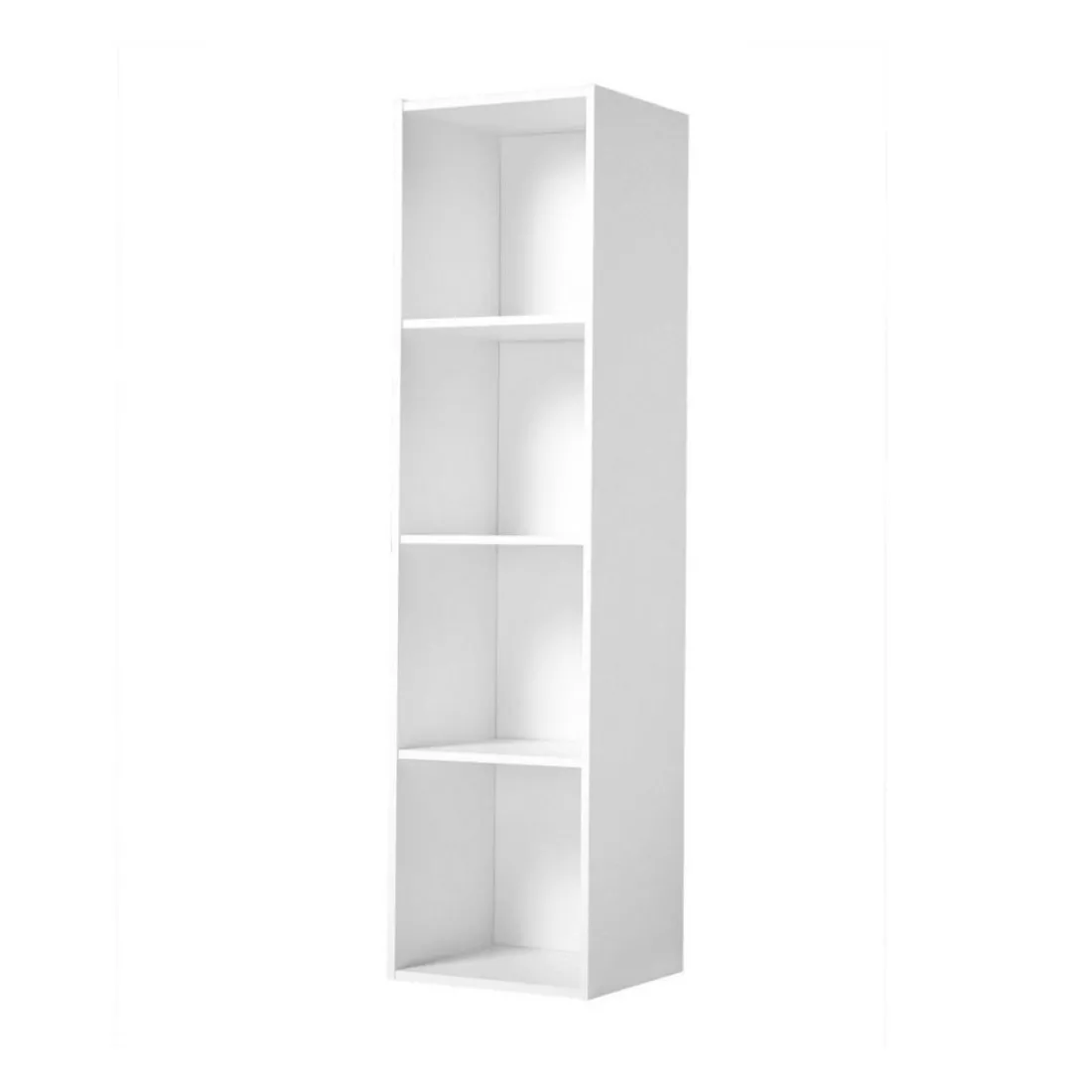 Meuble à 4 cases en bois blanc