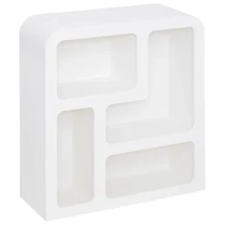 Meuble 4 niches Soleya Blanc