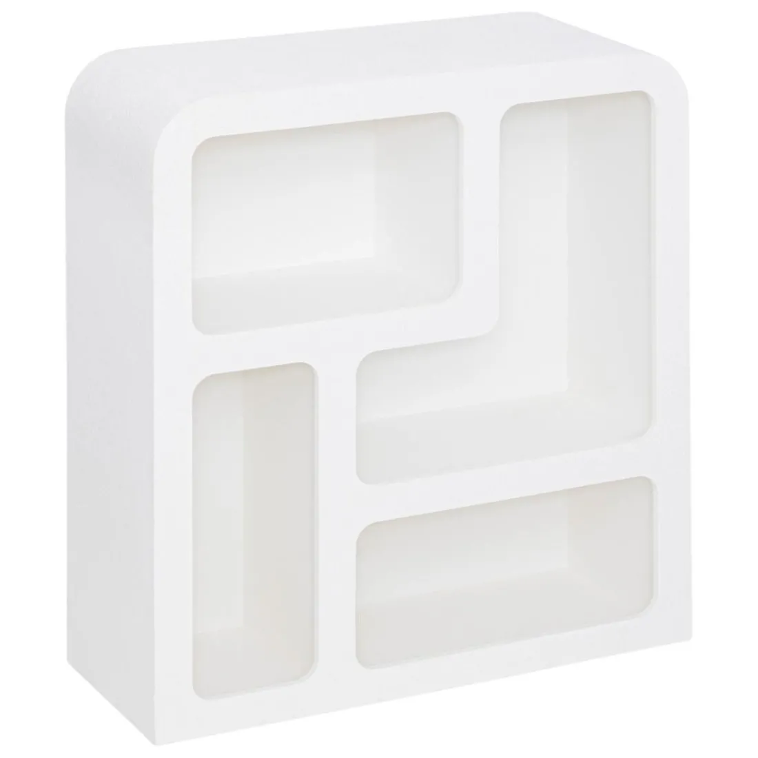 Meuble 4 niches Soleya Blanc