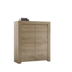 Meuble 4 portes en bois FIRENZE décor chene