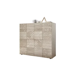 Meuble 2 portes MIRO décor chêne