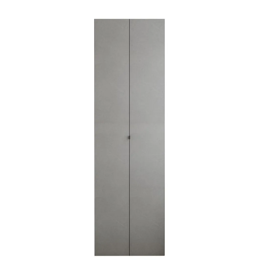 Meuble de rangement 2 portes 10 étagères reglable Blanc