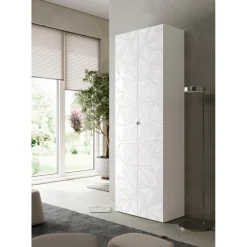 Meuble de rangement 2 portes 3 étagères