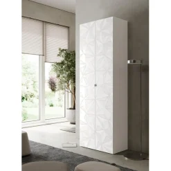 Meuble de rangement 2 portes 3 étagères