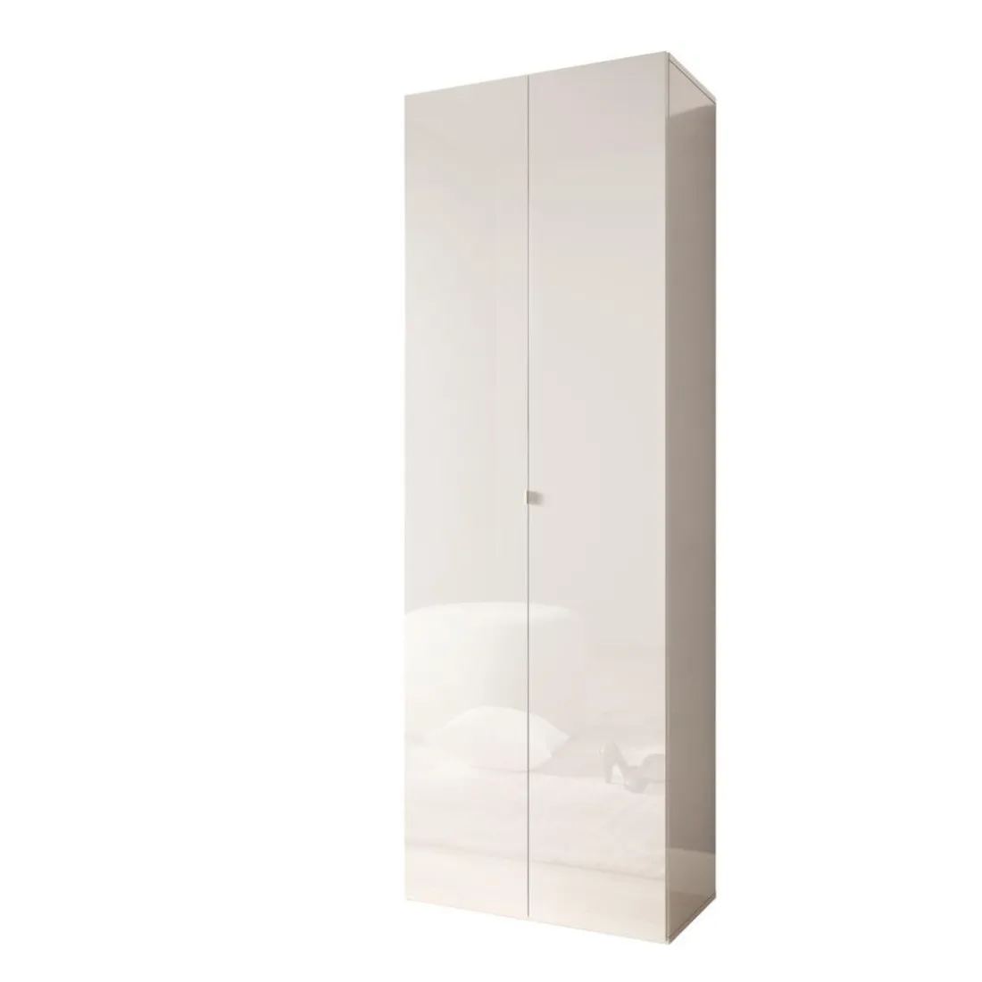 Meuble de rangement 2 portes 10 étagères reglable