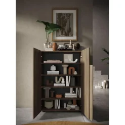 Meuble de rangement Jessie 2 Portes coloris chêne mercure