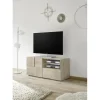 Meuble TV 1 porte et 1 tiroir DAMA décor chêne samoa