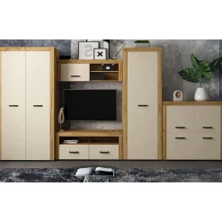 Meuble TV Chêne Clair