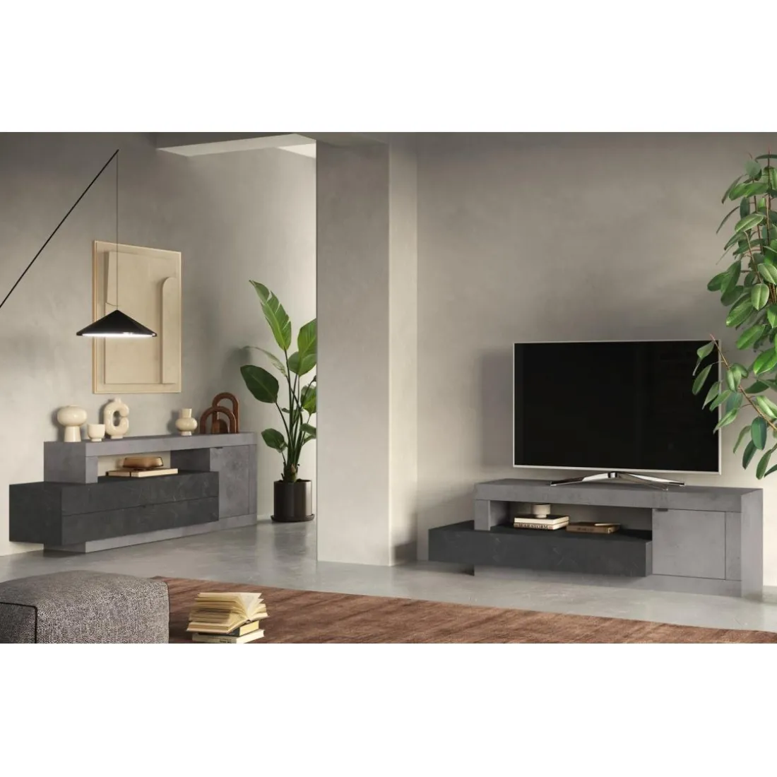 Meuble TV FREEDOM 1 porte 1 tiroir