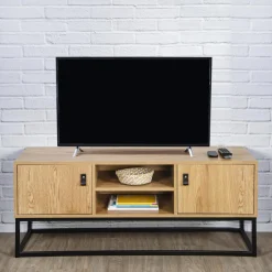 Meuble TV industriel Bois et Métal SALMA