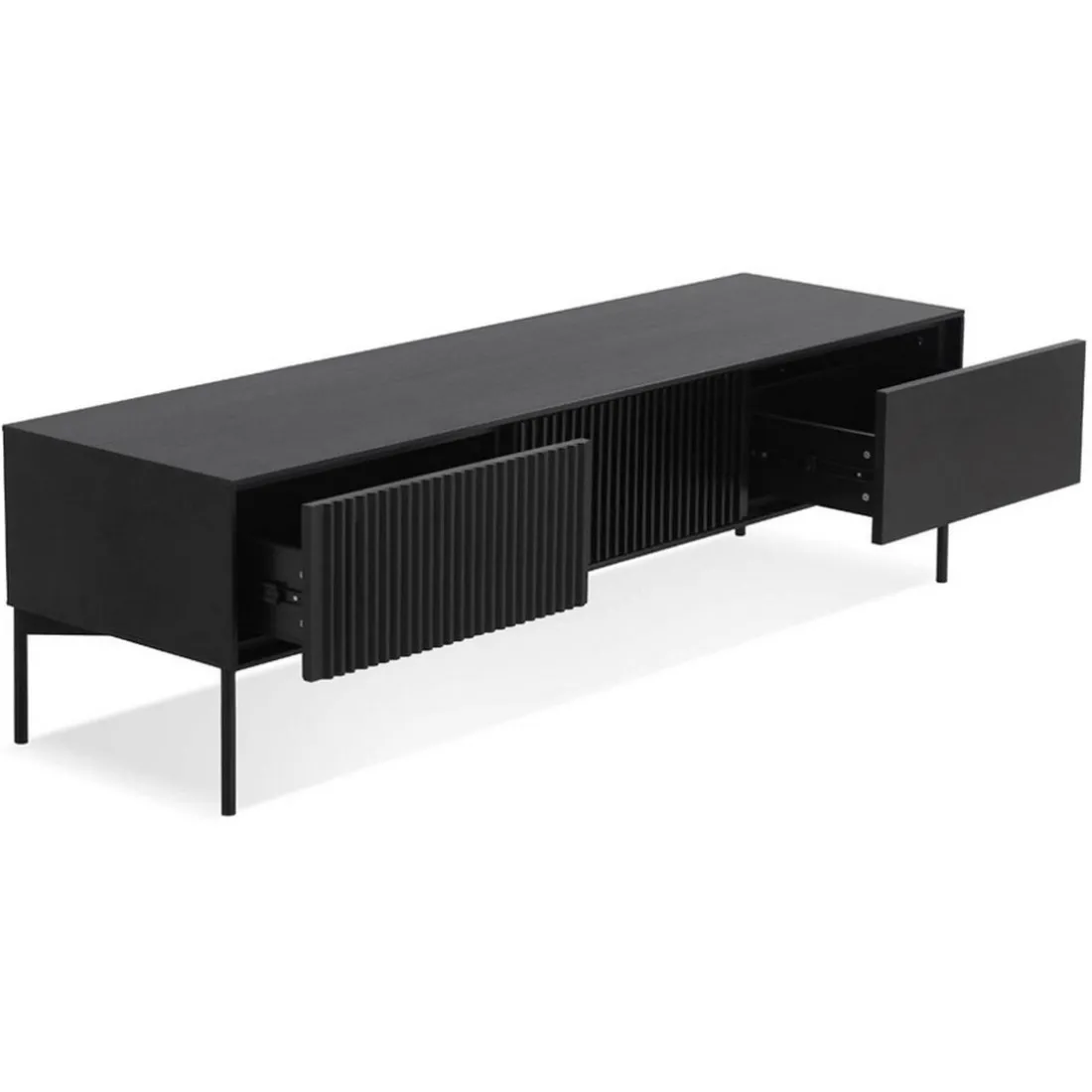 Meuble TV Noir ACONIT