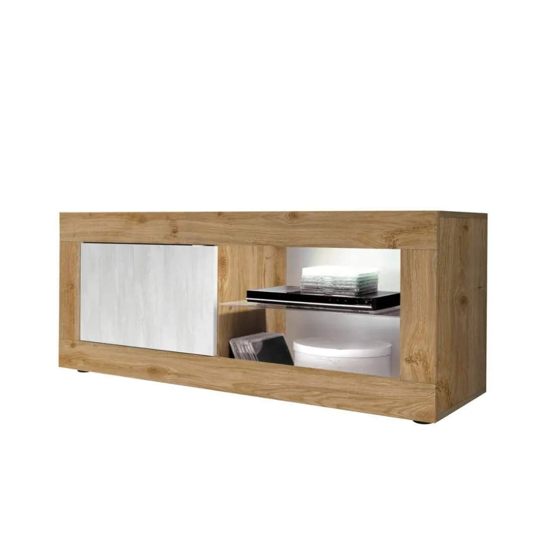 Meuble TV petit 1 porte sans éclairage