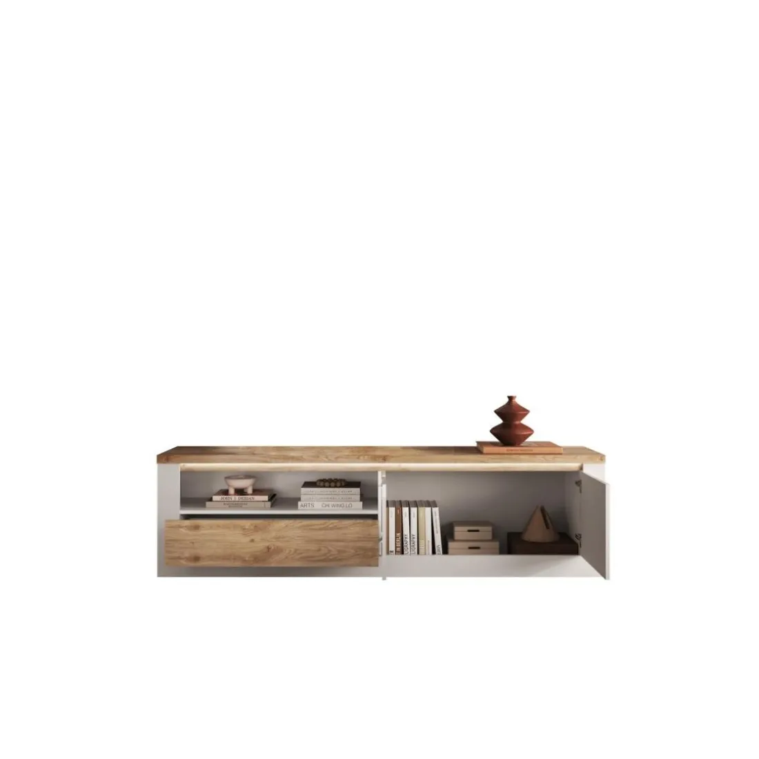 Meuble TV SAVONA Blanc