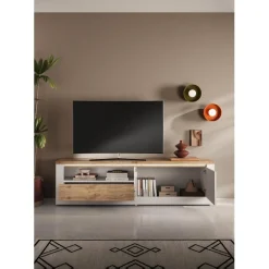 Meuble TV SAVONA Blanc