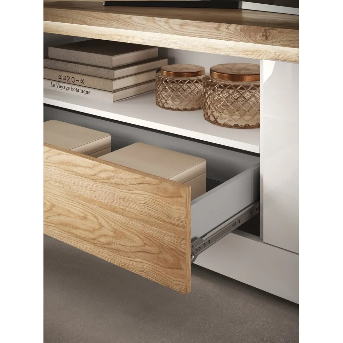 Meuble TV SAVONA Blanc