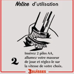 Mini-Vibromasseur Bleu