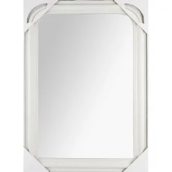 Miroir arrondi blanc Adele 74X104
