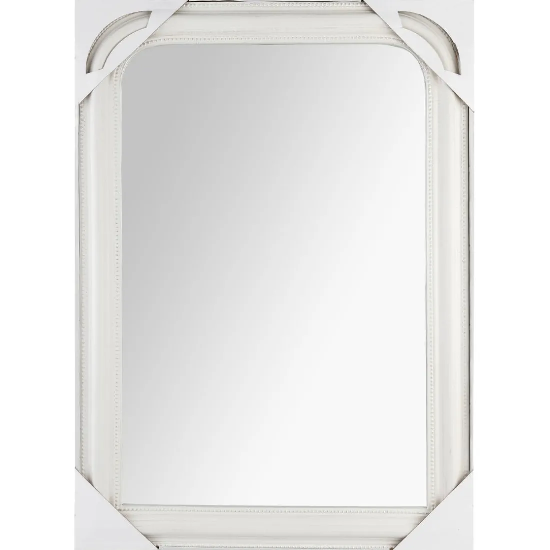 Miroir arrondi blanc Adele 74X104