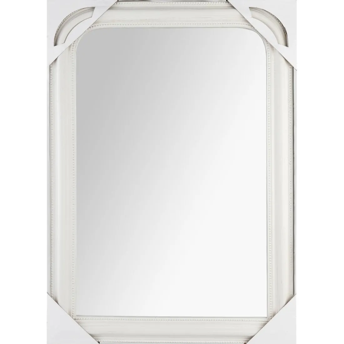 Miroir arrondi blanc Adele 74X104