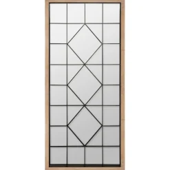 Miroir Bois Métal